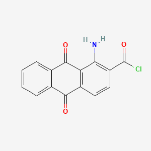 molecular formula C15H8ClNO3 B1605005 1-Aminoanthraquinone-2-carbonyl chloride CAS No. 6470-88-8