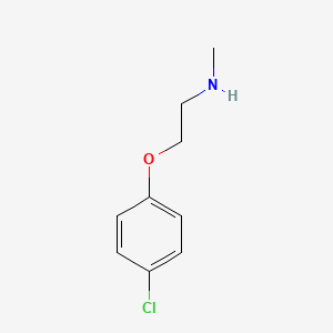 molecular formula C9H12ClNO B1605006 2-(4-chlorophenoxy)-N-methylethanamine CAS No. 65686-13-7