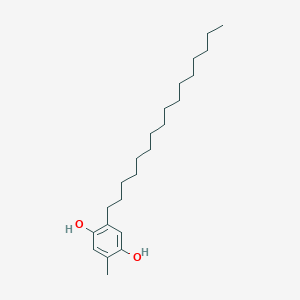 molecular formula C23H40O2 B1605009 2-Hexadecyl-5-methylhydroquinone CAS No. 21182-65-0