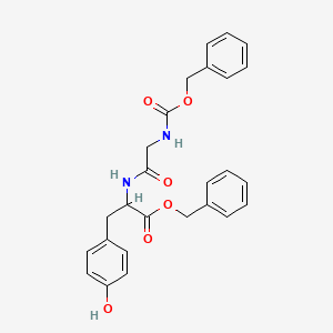 molecular formula C26H26N2O6 B1605012 碳苄氧基甘氨酰-L-酪氨酸苄酯 CAS No. 57294-46-9