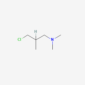 molecular formula C6H14ClN B1605015 3-Chloro-2-methylpropyl(dimethyl)amine CAS No. 23349-86-2