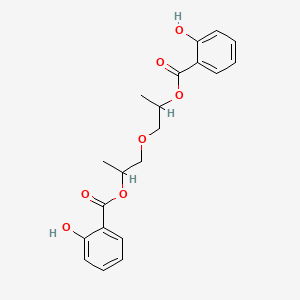 molecular formula C20H22O7 B1605019 Oxydipropylene disalicylate CAS No. 55940-73-3