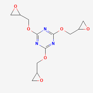 molecular formula C12H15N3O6 B1605023 Triglycidyl cyanurate CAS No. 2589-01-7