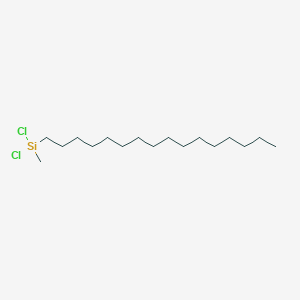 molecular formula C17H36Cl2Si B1605033 Dichlorohexadecylmethylsilane CAS No. 59086-81-6