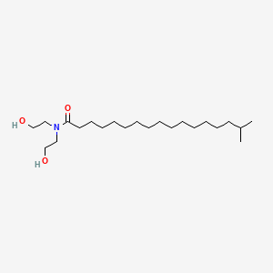 molecular formula C22H45NO3 B1605037 Isooctadecanamide, N,N-bis(2-hydroxyethyl)- CAS No. 52794-79-3