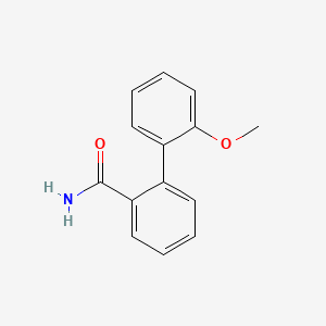 molecular formula C14H13NO2 B1605040 2'-Methoxy-biphenyl-2-carboxylic acid amide CAS No. 67856-55-7