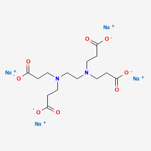 beta-Alanine, N,N'-1,2-ethanediylbis[N-(2-carboxyethyl)-, tetrasodium salt