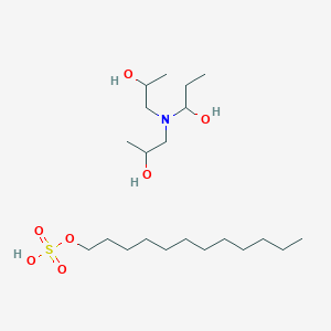 molecular formula C21H47NO7S B1605044 TIPA-Lauryl sulfate CAS No. 66161-60-2