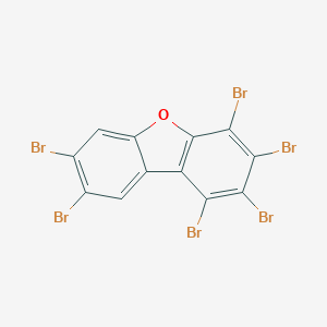 molecular formula C12H2Br6O B160505 1,2,3,4,7,8-Hexabromodibenzofuran CAS No. 129880-08-6
