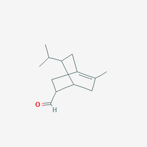 molecular formula C13H20O B1605050 5(or 6)-Methyl-7(or 8)-(1-methylethyl)bicyclo[2.2.2]oct-5-ene-2-carbaldehyde CAS No. 68259-31-4