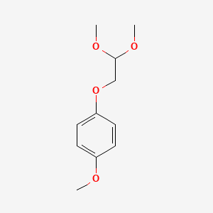 molecular formula C11H16O4 B1605051 p-(2,2-Dimethoxyethoxy)anisole CAS No. 68426-08-4