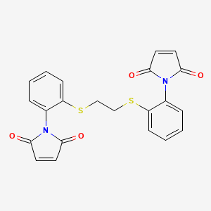 1h-Pyrrole-2,5-dione, 1,1'-[1,2-ethanediylbis(thio-2,1-phenylene)]bis-
