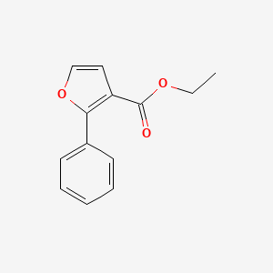 molecular formula C13H12O3 B1605068 2-苯基-3-羧乙氧基呋喃 CAS No. 50626-02-3