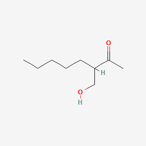 molecular formula C9H18O2 B1605069 3-(Hydroxymethyl)octan-2-one CAS No. 59191-78-5