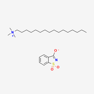 molecular formula C26H46N2O3S B1605070 Cetrimonium saccharinate CAS No. 2478-29-7