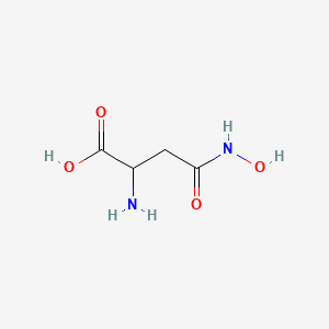 molecular formula C4H8N2O4 B1605071 beta-Aspartylhydroxamate CAS No. 20154-32-9