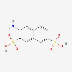molecular formula C10H9NO6S2 B1605077 3-Amino-2,7-naphthalenedisulfonic acid CAS No. 92-28-4