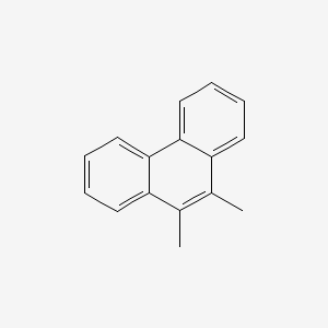 molecular formula C16H14 B1605080 9,10-Dimethylphenanthrene CAS No. 604-83-1