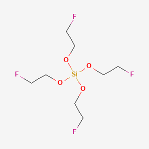 molecular formula C8H16F4O4Si B1605081 Silicic acid, tetra(2-fluoroethyl) ester CAS No. 650-00-0