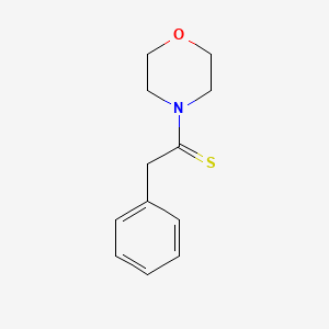 molecular formula C12H15NOS B1605082 吗啉，4-(苯硫代乙酰基)- CAS No. 949-01-9