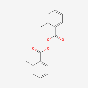 molecular formula C16H14O4 B1605090 Peroxide, bis(2-methylbenzoyl) CAS No. 3034-79-5