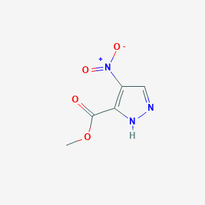 molecular formula C5H5N3O4 B160510 methyl 4-nitro-1H-pyrazole-3-carboxylate CAS No. 138786-86-4