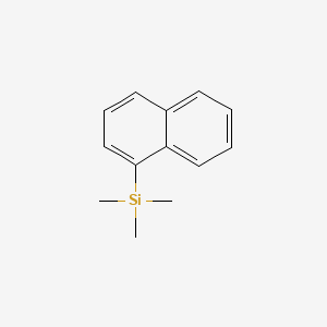 molecular formula C13H16Si B1605105 Silane, trimethyl-1-naphthalenyl- CAS No. 18052-80-7