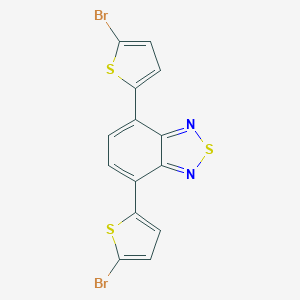 molecular formula C14H6Br2N2S3 B160511 4,7-Bis(5-bromothiophen-2-yl)benzo[c][1,2,5]thiadiazole CAS No. 288071-87-4