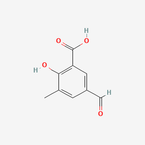 molecular formula C9H8O4 B1605121 5-Formyl-3-methylsalicylic acid CAS No. 6265-16-3