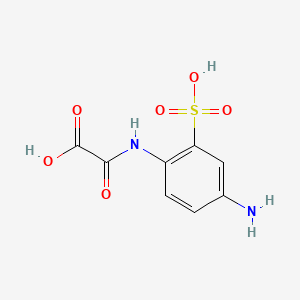 ((4-Amino-2-sulphophenyl)amino)oxoacetic acid