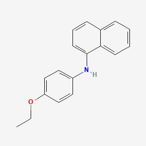 molecular formula C18H17NO B1605123 N-(4-Ethoxyphenyl)naphthalen-1-amine CAS No. 6364-00-7