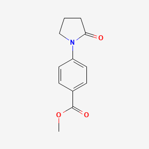 molecular formula C12H13NO3 B1605138 Methyl 4-(2-oxopyrrolidin-1-yl)benzoate CAS No. 221381-89-1