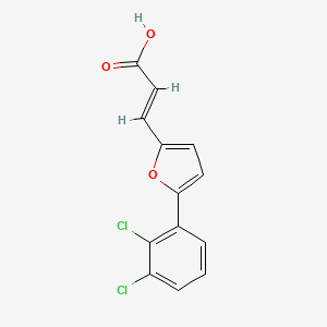 (2E)-3-[5-(2,3-Dichlorophenyl)-2-furyl]acrylic acid