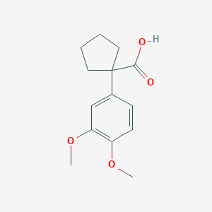 1-(3,4-Dimethoxyphenyl)cyclopentanecarboxylic acid