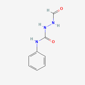 molecular formula C8H9N3O2 B1605147 1-Formyl-4-phenylsemicarbazide CAS No. 36215-90-4