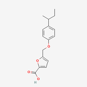 5-[(4-Sec-butylphenoxy)methyl]-2-furoic acid