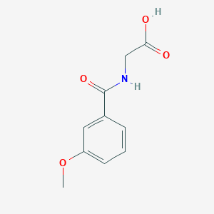 molecular formula C10H11NO4 B1605154 (3-Methoxy-benzoylamino)-acetic acid CAS No. 57728-61-7