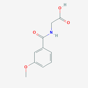 molecular formula C10H11NO4 B1605154 n-(3-Methoxybenzoyl)glycine CAS No. 57728-61-7
