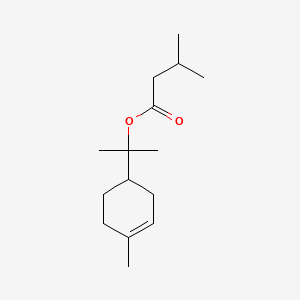 molecular formula C15H26O2 B1605155 Alpha-terpinyl isovalerate CAS No. 1142-85-4