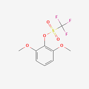 molecular formula C9H9F3O5S B1605157 2,6-Dimethoxyphenyl trifluoromethanesulfonate CAS No. 60319-07-5