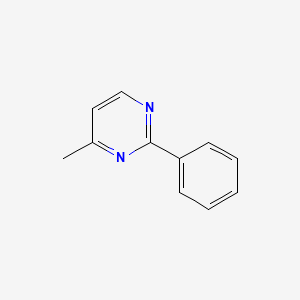 molecular formula C11H10N2 B1605159 4-Methyl-2-phenylpyrimidine CAS No. 34771-48-7
