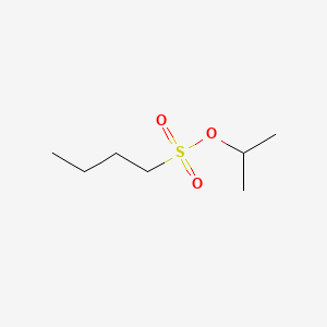 molecular formula C7H16O3S B1605160 1-Butanesulfonic acid, 1-methylethyl ester CAS No. 91284-46-7