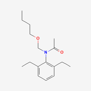 molecular formula C17H27NO2 B1605162 N-(Butoxymethyl)-N-(2,6-diethylphenyl)acetamide CAS No. 82039-15-4