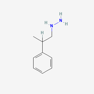 B1605178 (2-Phenylpropyl)hydrazine CAS No. 875-88-7