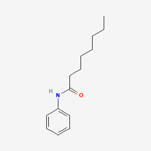 molecular formula C14H21NO B1605187 N-phenyloctanamide CAS No. 6998-10-3