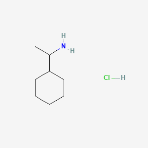molecular formula C8H18ClN B1605192 1-cyclohexylethanamine hydrochloride CAS No. 27586-72-7