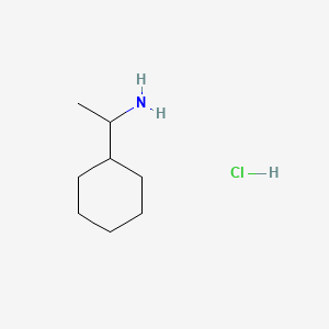 molecular formula C8H18ClN B1605192 alpha-Cyclohexylethylamine hydrochloride CAS No. 27586-72-7