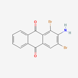 molecular formula C14H7Br2NO2 B1605196 2-Amino-1,3-dibromoanthraquinone CAS No. 6288-68-2
