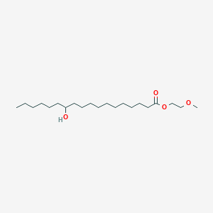 molecular formula C21H42O4 B1605201 2-Methoxyethyl 12-hydroxyoctadecanoate CAS No. 6641-84-5