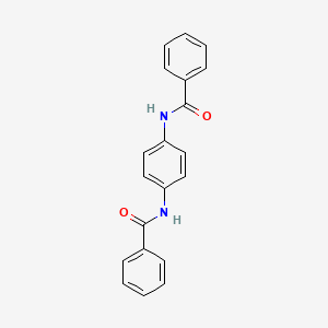 molecular formula C20H16N2O2 B1605203 Benzamide, N,N'-1,4-phenylenebis- CAS No. 5467-04-9